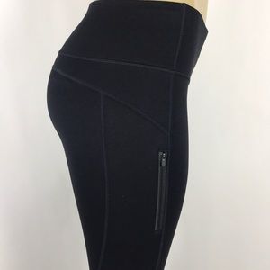 ATHLETA Woman’s Black Polartec Fleece Tight Pants